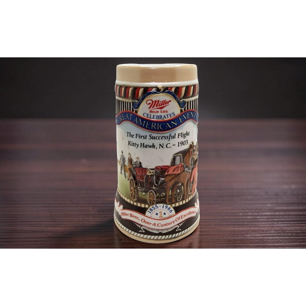 Vintage Ceramarte 1986 Miller High Life"Great American Events: The first Success